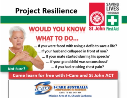 Free First Aid Information Sessions
