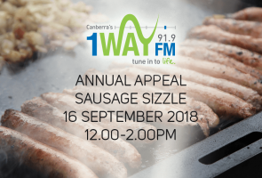 1WAY FM Annual Appeal Sausage Sizzle and Open Day