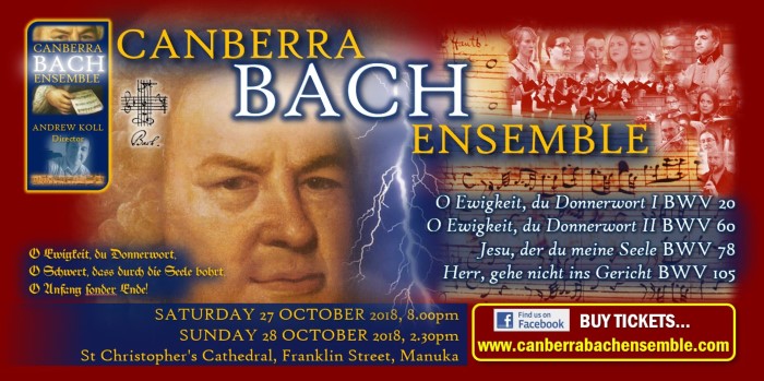 Canberra Bach Ensemble: Bach Cantatas