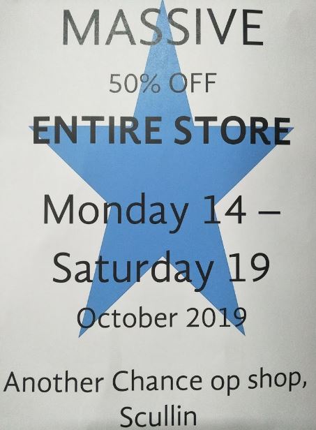 Another Chance Op Shop - 50% OFF ENTIRE STORE sale