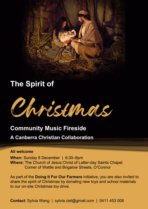 The Spirit of Christmas: Community Music Fireside