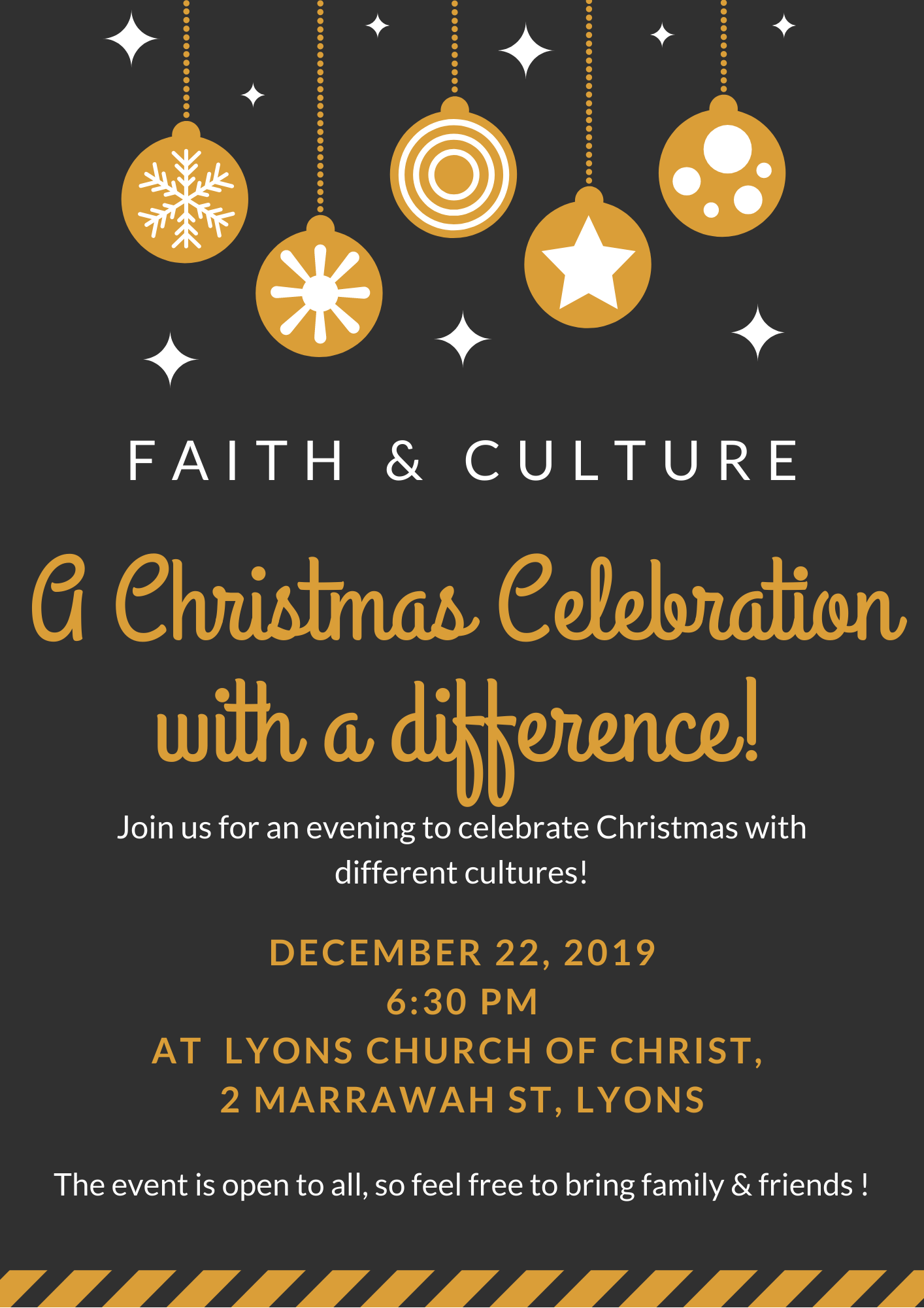 Faith & Culture - A Christmas celebration with a difference!