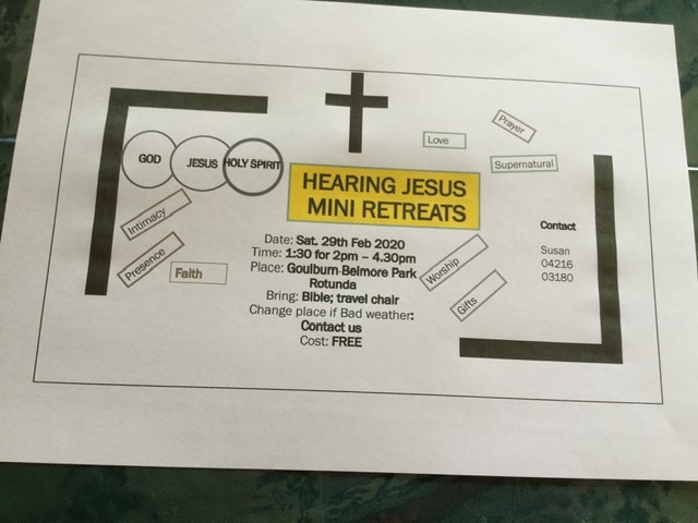 Hearing Jesus - Mini Retreat