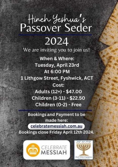 Hineh Yeshua's Passover Seder 2024